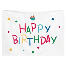 Selene 快樂彩虹生日派對橫幅, A07