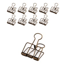 마켓A 금속 컬러 클립 집게 브론즈, 소, 1개입, 10개