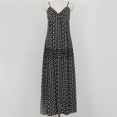 비비에모 앤디라인 튤립 플라워 뷔스티에 롱 원피스 01376