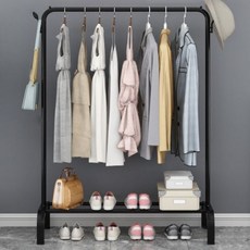 吊衣桿 GH09_RD_1000, 黑色