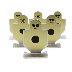 氣槍靶黃色 3 x 2p 套裝, 1套, 黃色的