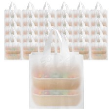 Maket Gamseong 外帶彩色包裝提袋, 50個, 透明