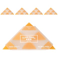 KOKUYO 國譽 三角盒橡皮擦, 5個, 混合顏色