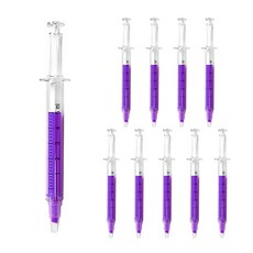 注射器熒光筆, 10個, 淺紫色