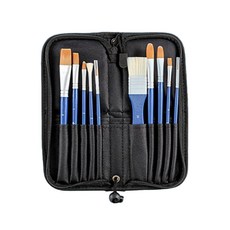 Life Qual Up 美術水彩筆 + 藍色收納盒, 1套, 10種