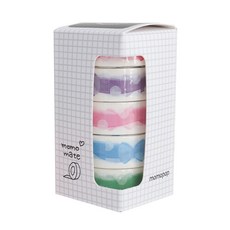 momopop Momo Mate蝴蝶結膠帶 5種組, 1套, 混合顏色