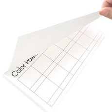 JLogue 調色板稻蛋糕筆記, 白色的, 5個