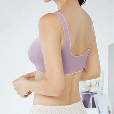 하트형 베이지 포인트 편한 심리스 임산부 브라