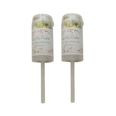 글로리빙 파티 꽃가루 컨페티 폭죽 25g, 2개, 1