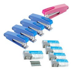 WHASHIN 135Q訂書機 5個+33號針 5個, 1套, 隨機發貨【訂書機】