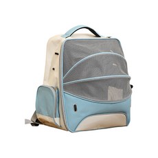 PASTEL PET 寵物3-二維網窗背包, 藍色