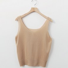 럽스 여성용 카이리 민소매 브이넥 니트