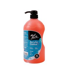 Mont Marte 蒙瑪特 壓克力顏料 橘色, 1 種顏色, 1L