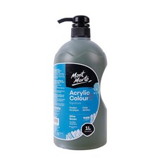 Mont Marte 蒙瑪特 darumi散裝-Type丙烯酸塗料68橄欖綠色, 1 種顏色, 1L