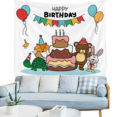 Fayto 生日快樂派對房橫幅掛布, A02