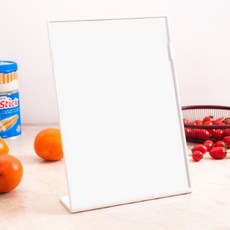 올레디 아크릴 메뉴판꽂이 화이트, 1개