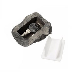 오래 가정용 비밀 열쇠 보관함 모형 돌, 혼합색상, 1개