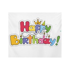 페이토 생일 태피스트리 사진 배경 현수막, A10