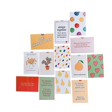 處理市場感性明信片 13種組 3, 1套, 混色