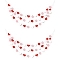 三線派對毛氈掛旗, 2個, 混合色