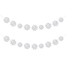 聖誕場景毛氈掛旗, 2個, 混合顏色