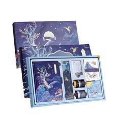 HealingCare 다꾸 186p 선물상자 문구세트, 24 Fengluan_yyth, 1세트