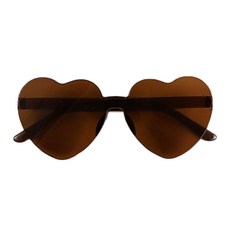 正月nana 生日派對 紀念日 潮人 果凍 透明太陽眼鏡, 1個, 款式 07 棕色