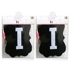 Chouchou 我愛你毛氈掛旗 W, 2個, 黑色