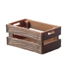 正月Nana復古DIY迷你木箱, 棕色