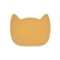 라타 고양이 모래 방지 매트, 옐로우