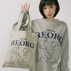 REORG 貓咪圖案托特包