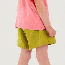 베지터블테이블 아동용 통기성 린넨 코튼 하프 팬츠