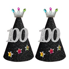 100日水鑽皇冠, 2個, 混合顏色