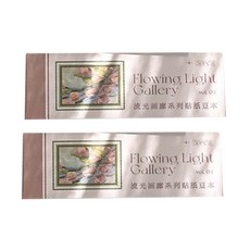 Glory Living DIY手帳裝飾油畫風格貼紙簿, 粉色感, 2個