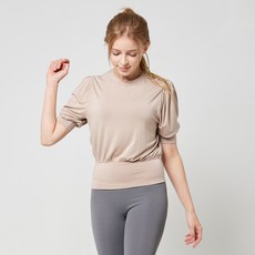 Lina Line 女式泡泡袖短袖 T 卹 LS 20