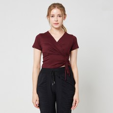 리나라인 여성용 셔링 크롭 티셔츠 SS 29