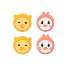 Upmarket 任天堂 Switch Joy-Con 小雞搖桿帽 2款 x 2入組, 1套, 單一商品