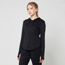 LEENALINE 女款素色長袖連帽T恤 CJK07