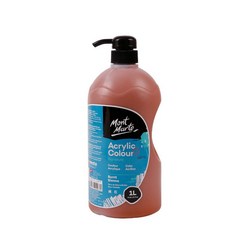 Mont Marte 蒙瑪特 darumi丙烯酸塗料75 ocher, 1 種顏色, 1L