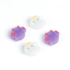 Geekshare 任天堂 Switch 搖桿保護套 天使 2入+惡魔 2入, 1套, 單品