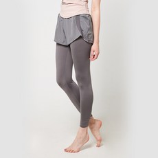 LEENALINE 女款假兩件式內搭褲短褲 CTP22