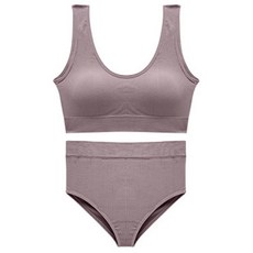 피어니스트 여성용 노와이어 속옷 상하의 세트