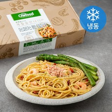 쉐푸드 냉동밀키트 아스파라거스 명란 오일파스타 (냉동), 545g, 1개