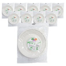 Bonliving 環保餐盤 18cm, 10個, 10片