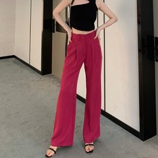 ViVEMO 女款Vivi Color寬版夏季西裝長褲 01404