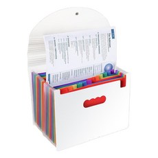 Four Million彩虹手風琴文件夾, 白色的, 1個