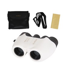 Alpaca 10 x 22 高倍率便攜式迷你望遠鏡 白色 P0330-2 套組, 25mm
