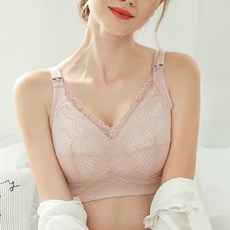 蕾絲印花哺乳內衣