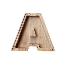 북유럽풍 인테리어 저금통 A, 브라운, 1개