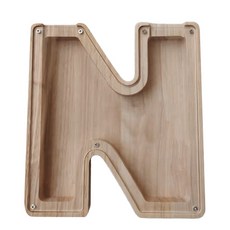 北歐風室內裝飾存錢筒 N, 棕色, 1個